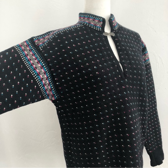 ⭐️Stowe Woolens⭐️Women's Sweaters 100% Pure Wool Handmade Vermont Alpine Design - Picture 3 of 15